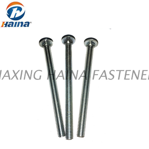Grade 4.8 or 8.8 Carriage Bolt With Zinc Plated or Hot Dip Galvanized Surface