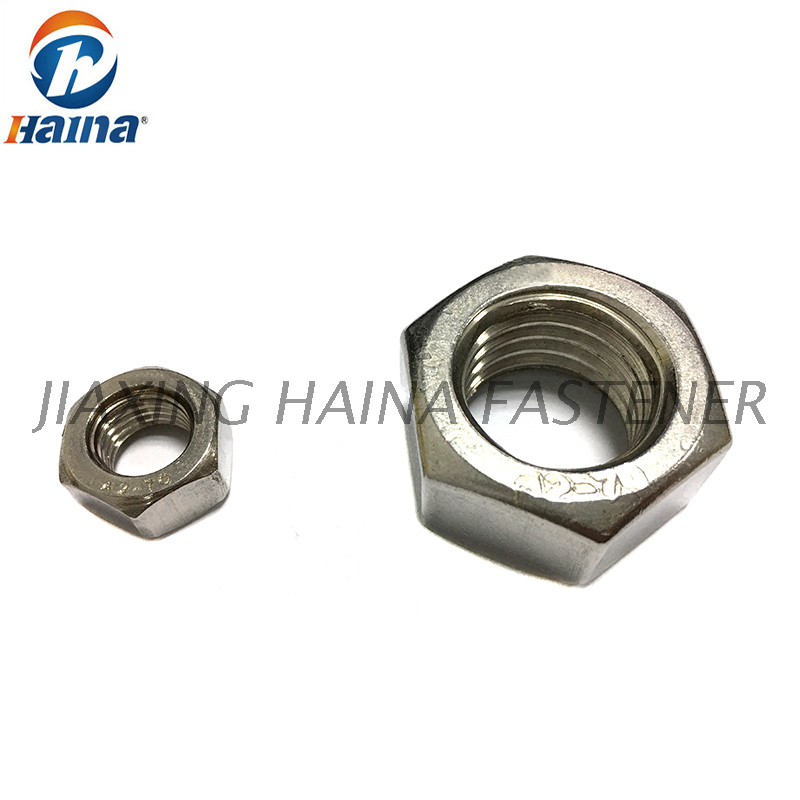 M3-3mm HEX NUTS FULL NUT A2 STAINLESS STEEL HEXAGON NUTS DIN 934 