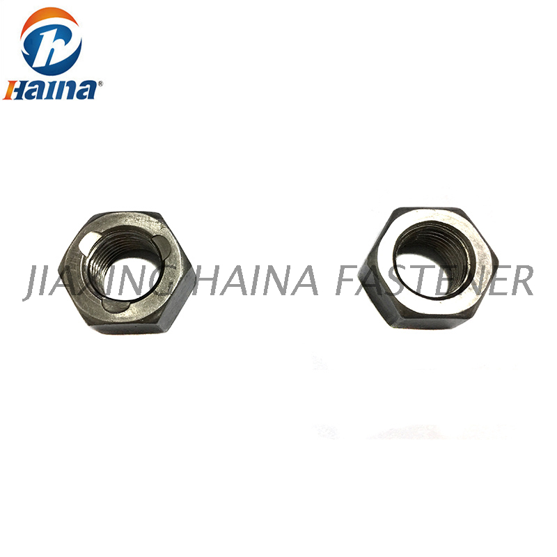 ASTM 1/2" 3/8" 9/16" Gr2 Plain Lock Nut Hexagon Prevailing Torque Nuts 