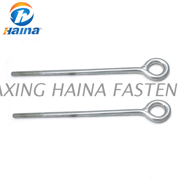 M12 Carbon Steel Zinc Plate Gr 4.8 5.8 8.8 Eye Hook Screw