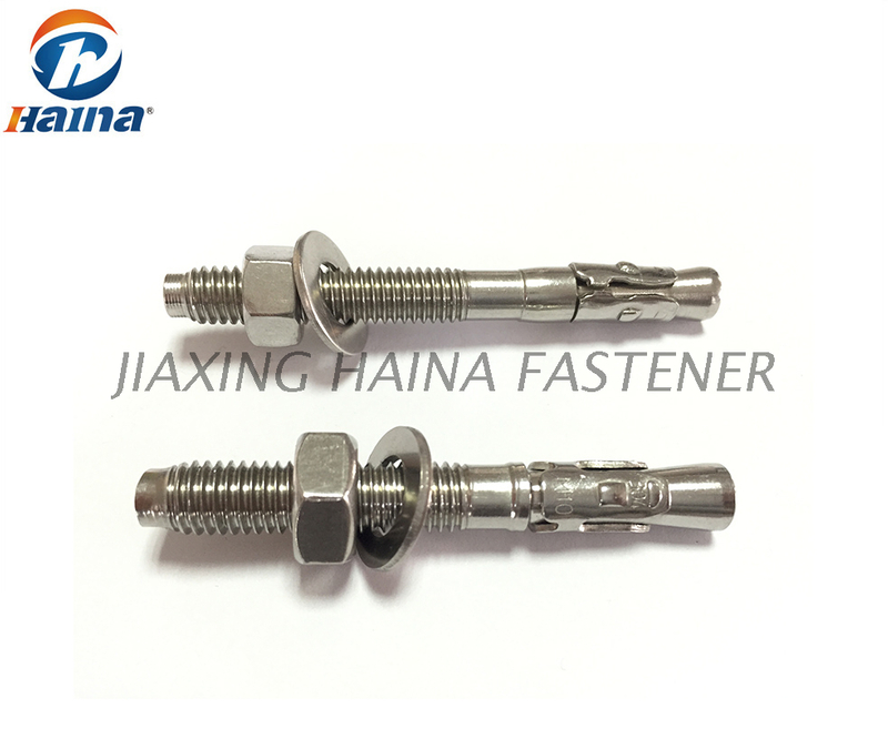 M8x75 Stainless Steel 304 316 Wedge Anchor 