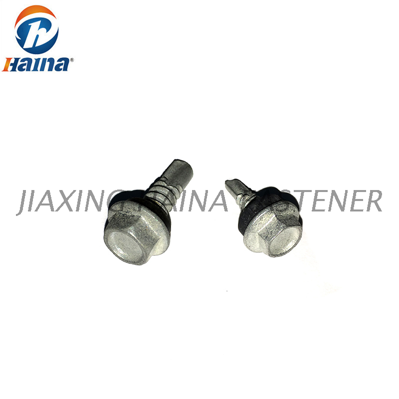 Hot Dip Galvanized Self Drilling Screws with EPDM Washer DIN7504