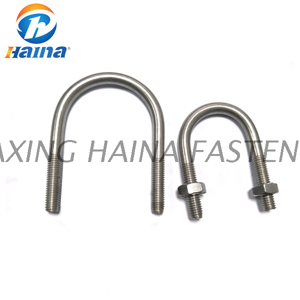 DIN3570 Stainless Steel A4-80 U Bolt or Square U Bolt