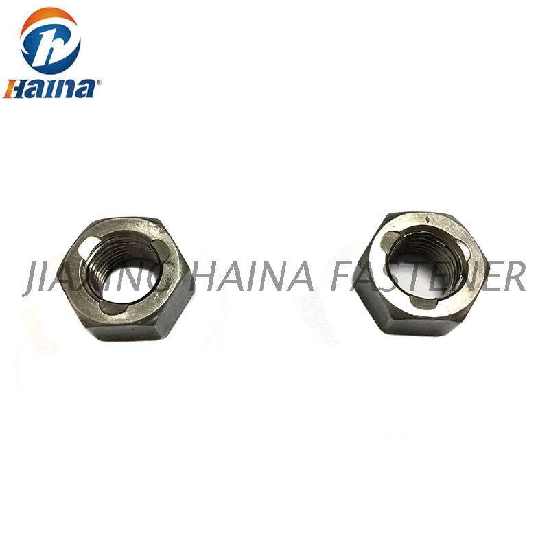 ASTM 1/2" 3/8" 9/16" Gr2 Plain Lock Nut Hexagon Prevailing Torque Nuts 