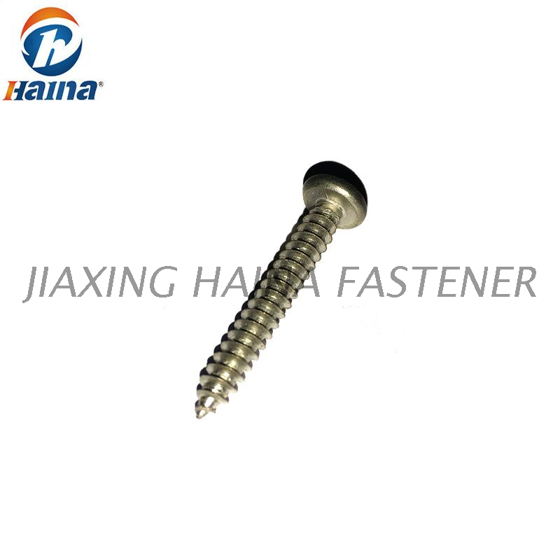 Stainless Steel A2-70 Cross Recessed Pan Head Self Tapping Screw DIN7981 For Metal Plate
