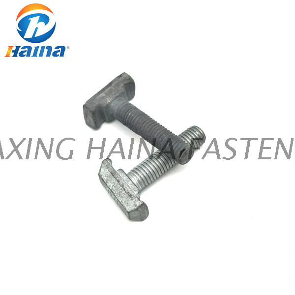 High Qutity DIN186 Hot DIP Galvanized Gr8.8 10.8 Halfen T Bolt