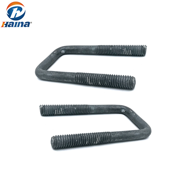 4.8/8.8 Grade Carbon Steel Hot DIP Galvanized Electric tower Fitting polishing HDG DIN3570 U Bolts with Nuts