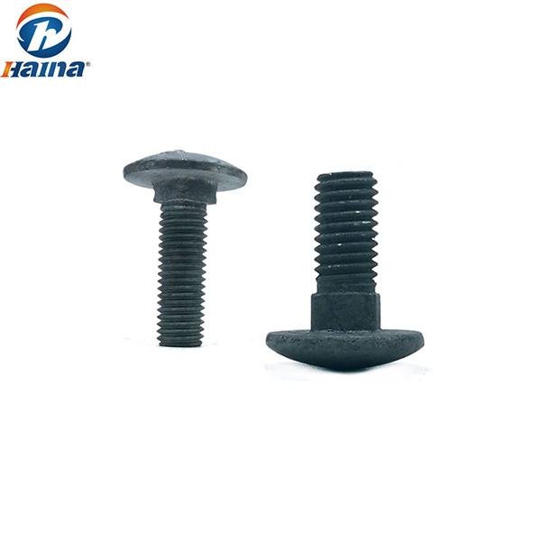 DIN 603 / DIN 608 Carbon Steel Galvanized HDG Round / Mushroom Head Square Neck Carriage Bolt