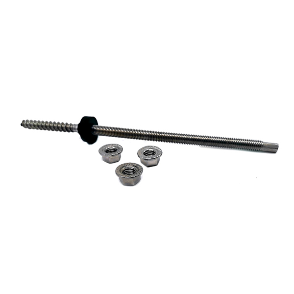 High Quality Stainless Steel / Carbon Steel SUS304 Roof Solar Panel Installation Solar Hanger Bolts with Nut