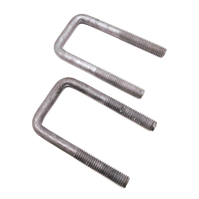 grade 6.8 carbon steel hot dip galvanized square U shape bolt for electric equipment