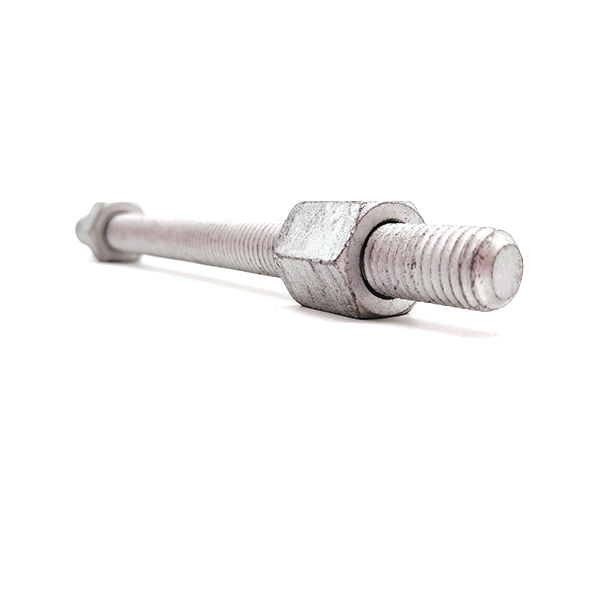 Carbon Steel M20 M22 M24 M27 Grade 8.8 Galvanized Electric Power Threaded Rod with Nuts 