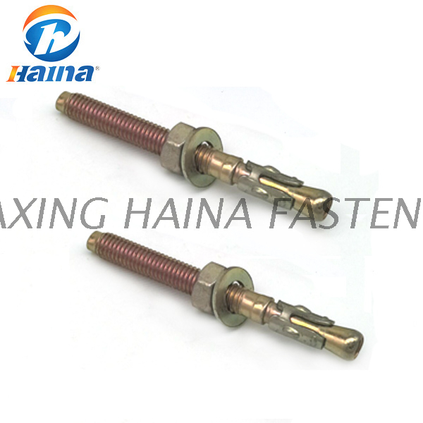 GB/T22795 color plating zinc class 8.8 Wedge Anchor M8x75