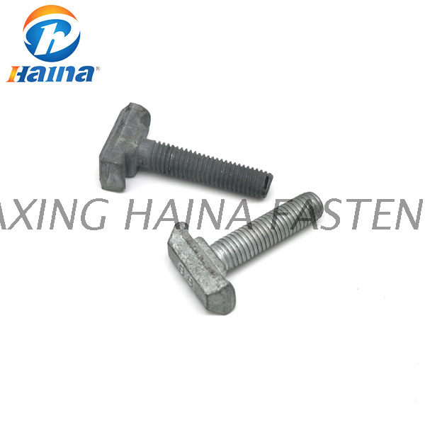 High Qutity DIN186 Hot DIP Galvanized Gr8.8 10.8 Halfen T Bolt
