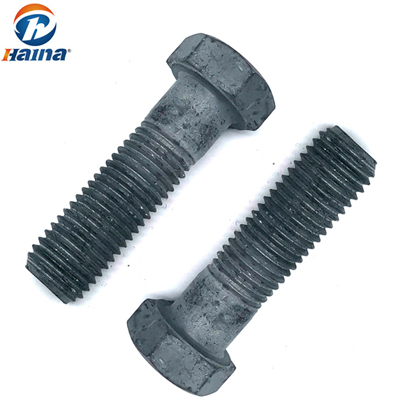 ASTM A394 Carbon Steel / stainless steel ss304/316 Hot DIP Galvanized HDG Transmission Electric Tower heavy Hex Bolt