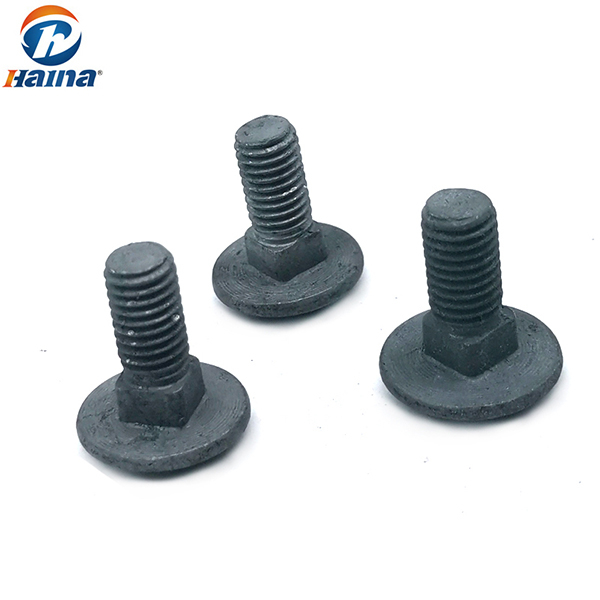 DIN 603 / DIN 608 Carbon Steel Galvanized HDG Round / Mushroom Head Square Neck Carriage Bolt