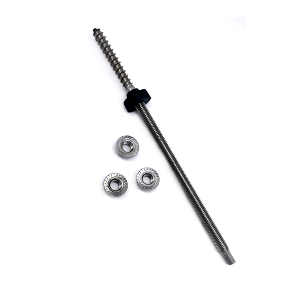 High Quality Stainless Steel / Carbon Steel SUS304 Roof Solar Panel Installation Solar Hanger Bolts with Nut