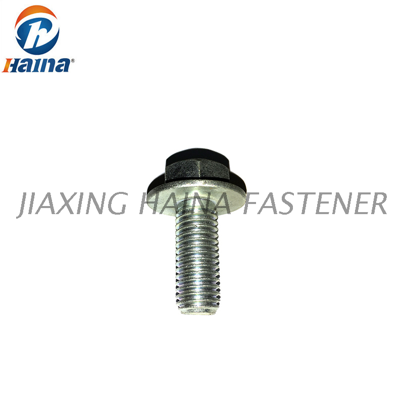 Zinc Plated Hex Flange Serrated Bolt- DIN6921 