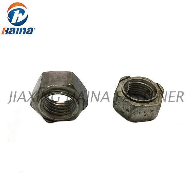 Carbon Steel M4 M6 M8 Plain Customized Hex Weld Nut