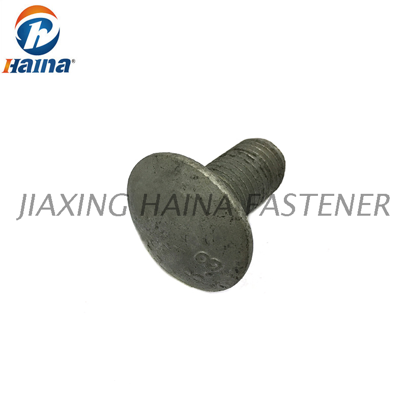 8.8 Grade Carbon Steel Hot Dip Galvanized Guardrail Bolts