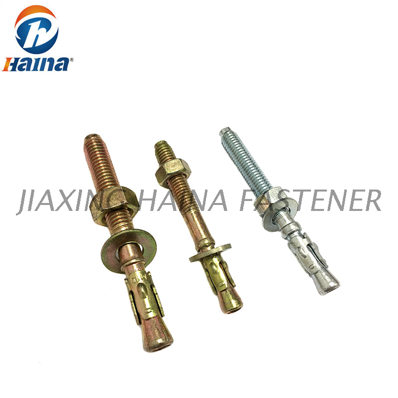 Zinc Plated Carbon Steel Class 4.8 Wedge Anchor M8x75