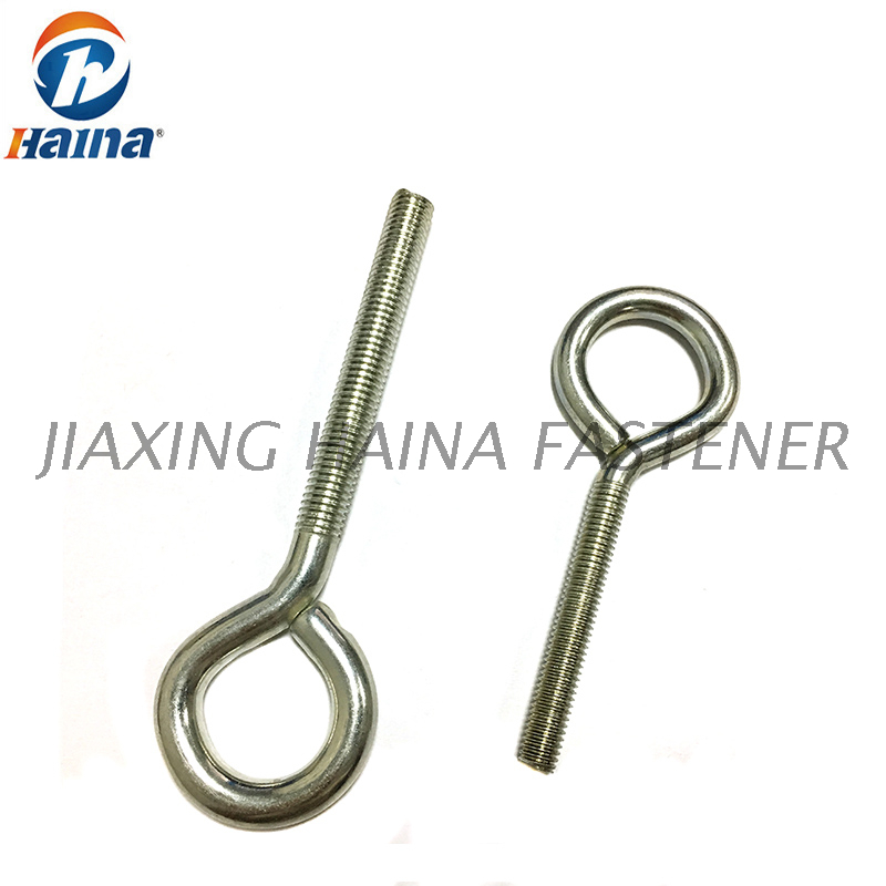 M6 M8 M10 Stainless Steel Machine Lag Eye Screws Eye Hooks