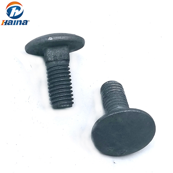 High Strength 4.8/8.8/10.9/12.9 grade Carbon Steel Hot Dipped Galvanized HDG Carriage Bolt Use for electric tower