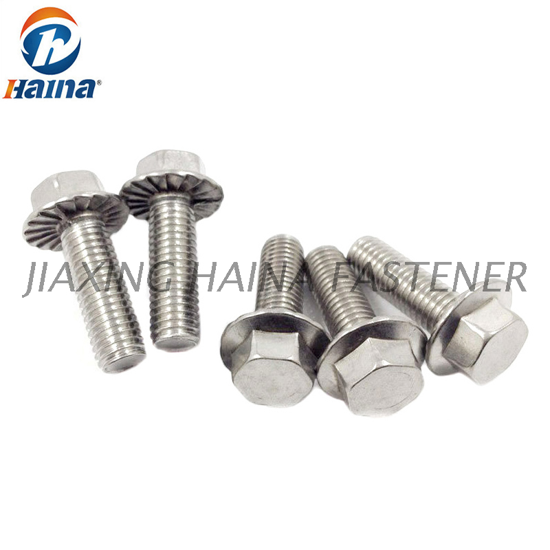 M8 M10 A2 STAINLESS STEEL FLANGE HEXAGON HEX HEAD COARSE BOLTS SCREWS DIN 6921