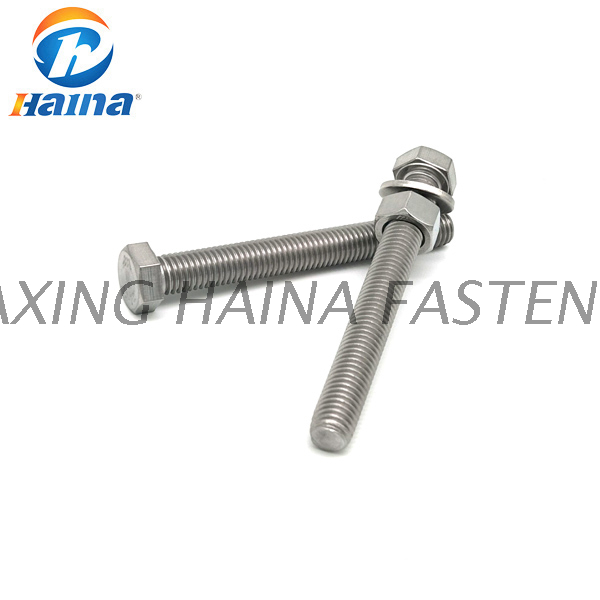 Stainless Steel A4-80 SS304 SS316 DIN933 Hex Bolt