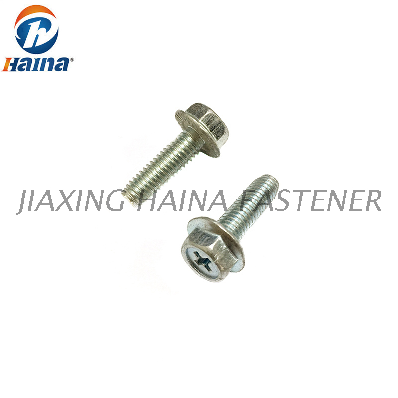 Stainless Steel 304 Cross Recessed Hexagon Flange Bolt