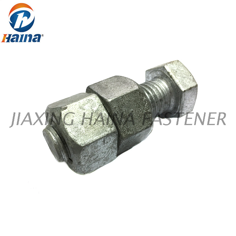 1/4-2"ASME/ANSI B 18.2.1 Grade 2 5 8 Zinc Plated Hex Head Cap Screws
