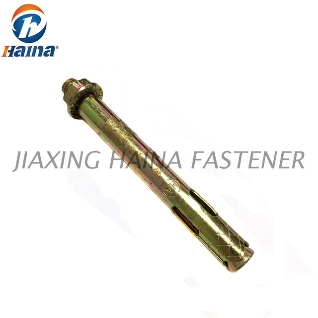 High Quality Galvanized Steel Metal Sleeve Anchor With Flange Nut