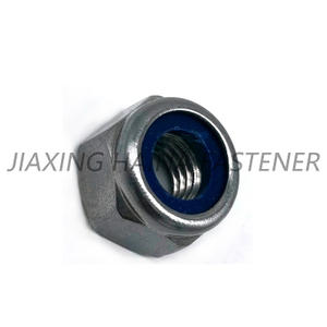 DIN958 Stainless Steel SS304 / 316 Hex Head Nylon Insert Locked Nut