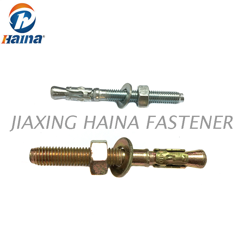 Zinc Plated Carbon Steel Class 4.8 Wedge Anchor M8x75