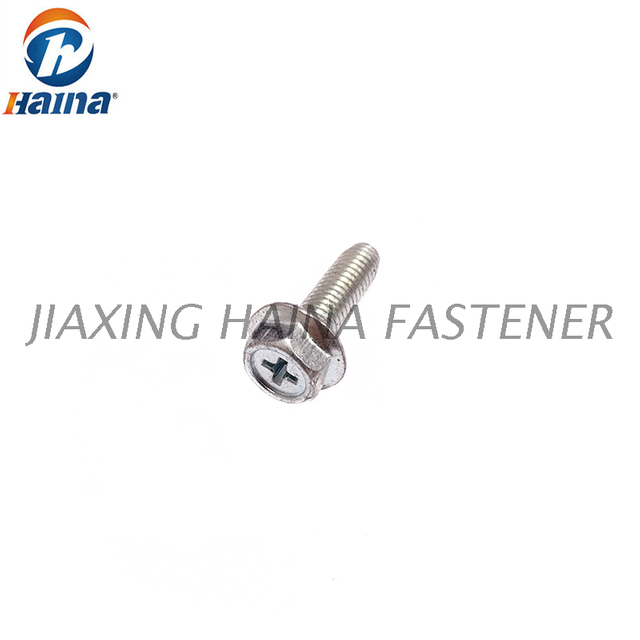 Stainless Steel 304 Cross Recessed Hexagon Flange Bolt