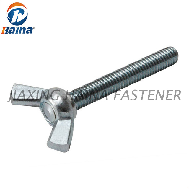 DIN316 Grade 4.8 Carbon Steel Blue Zinc Plated Butterfly Bolt & Wing Bolt 