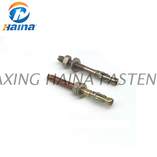 GB/T22795 color plating zinc class 8.8 Wedge Anchor M8x75