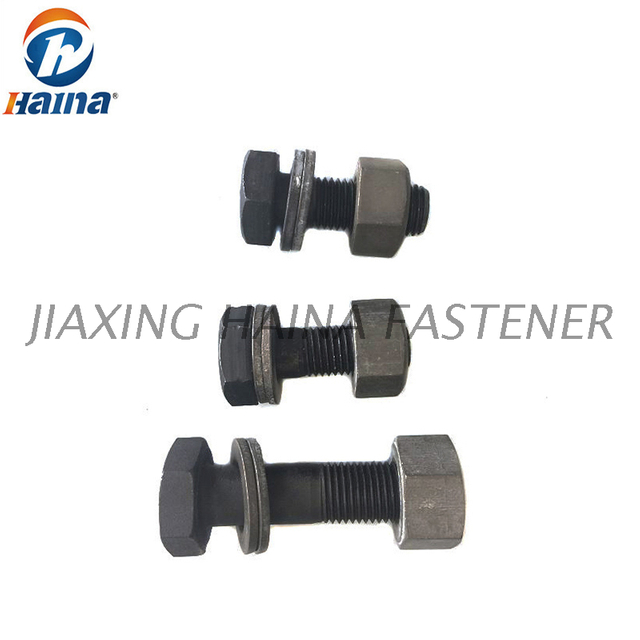 High-Strength Gr. 8.8 Gr.10.9, Gr.12.9 Hexagon Bolts DIN6914 with Large Widths Across Flats for Structural Bolting 