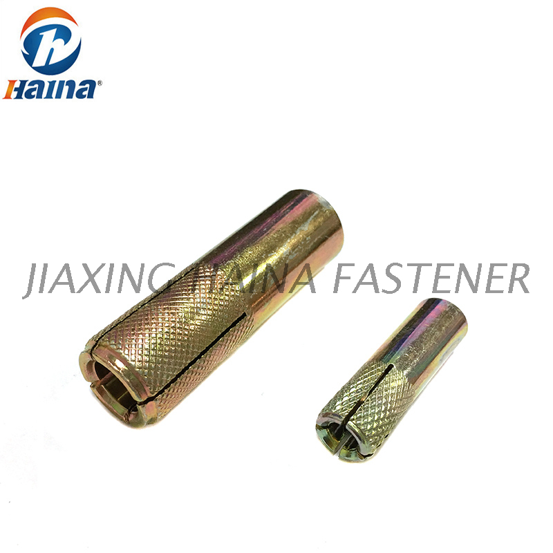Yellow Zinc Plated Carbon Steel Drop in Anchor M6 M8