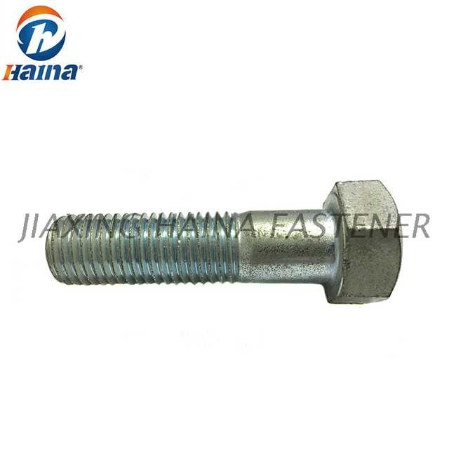 12.9 Grade Steel Galvanized Structure Hex Bolts DIN6914