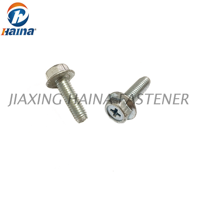 Stainless Steel 304 Cross Recessed Hexagon Flange Bolt