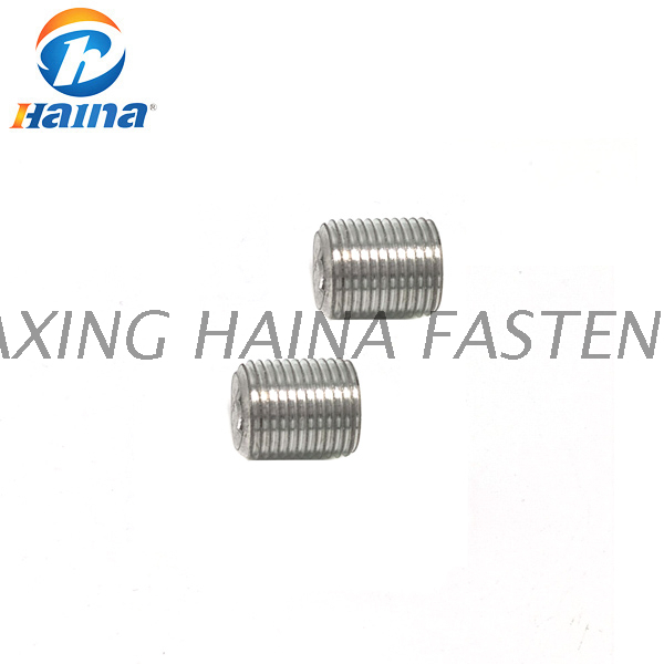Galvanized Class 8.8 flat end hexagonal set screws ISO4026