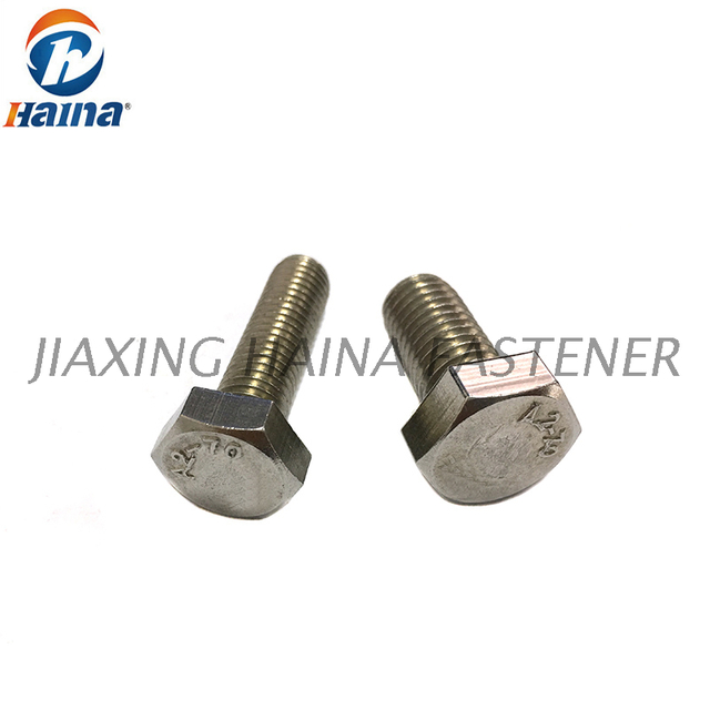 DIN933 ASME B18.2.1 High Quaity Stainless Steel 304 316 316L A2 A4 Hex Bolt 