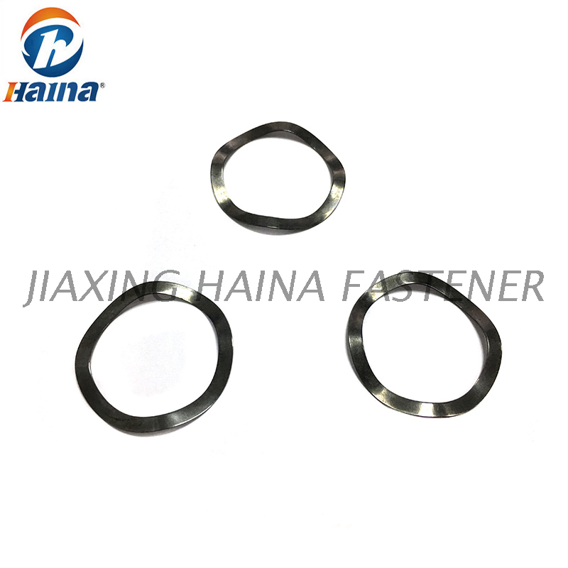 Carbon Spring Steel 65Mn Black Three Four Waves Pre Load Waved Washers