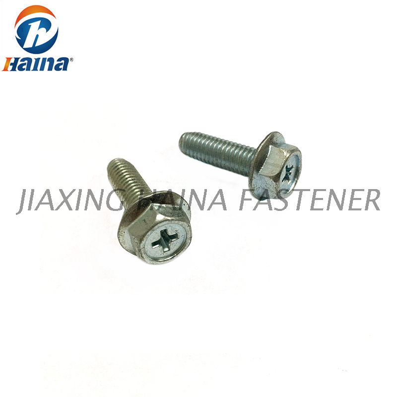 Stainless Steel 304 Cross Recessed Hexagon Flange Bolt