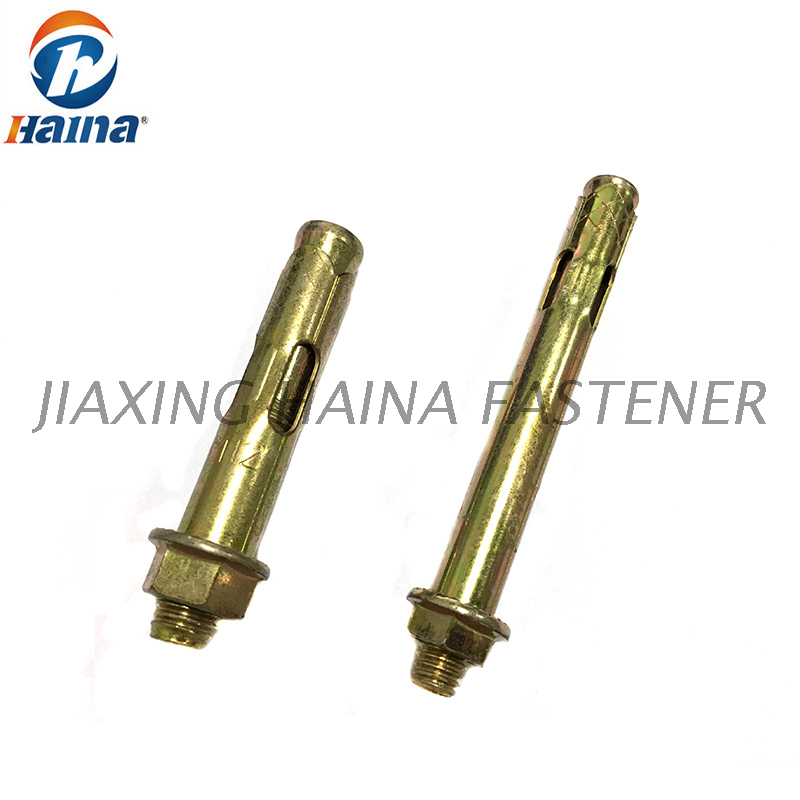 High Quality Galvanized Steel Metal Sleeve Anchor With Flange Nut