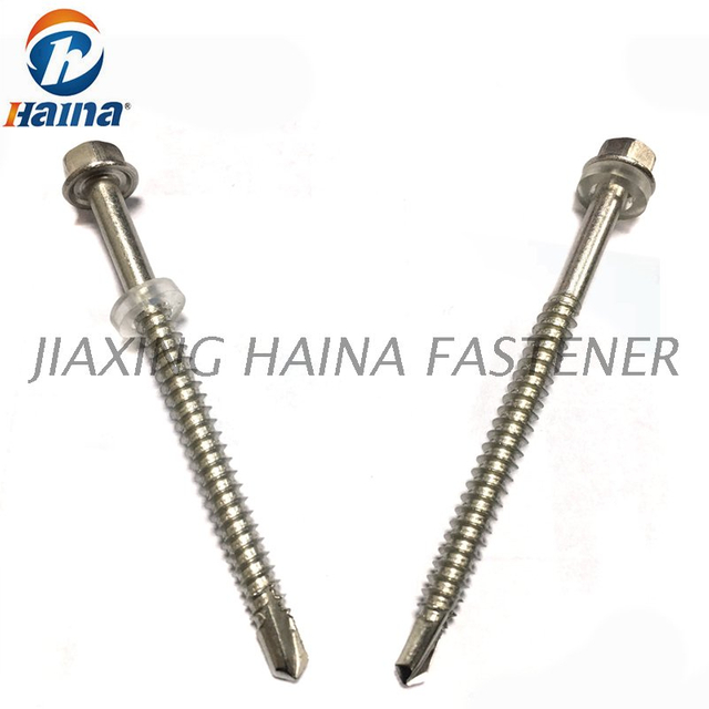 Hex Flange Head A2 A4 Stainless Steel Self Drilling Screws