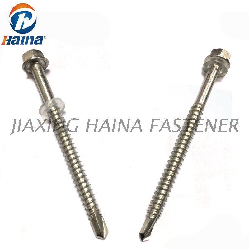 Hex Flange Head A2 A4 Stainless Steel Self Drilling Screws