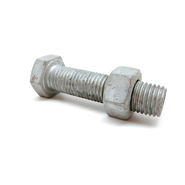 A394 Grade 2/5/8 Carbon Steel Hot Dip Galvanized Hex Power Bolt