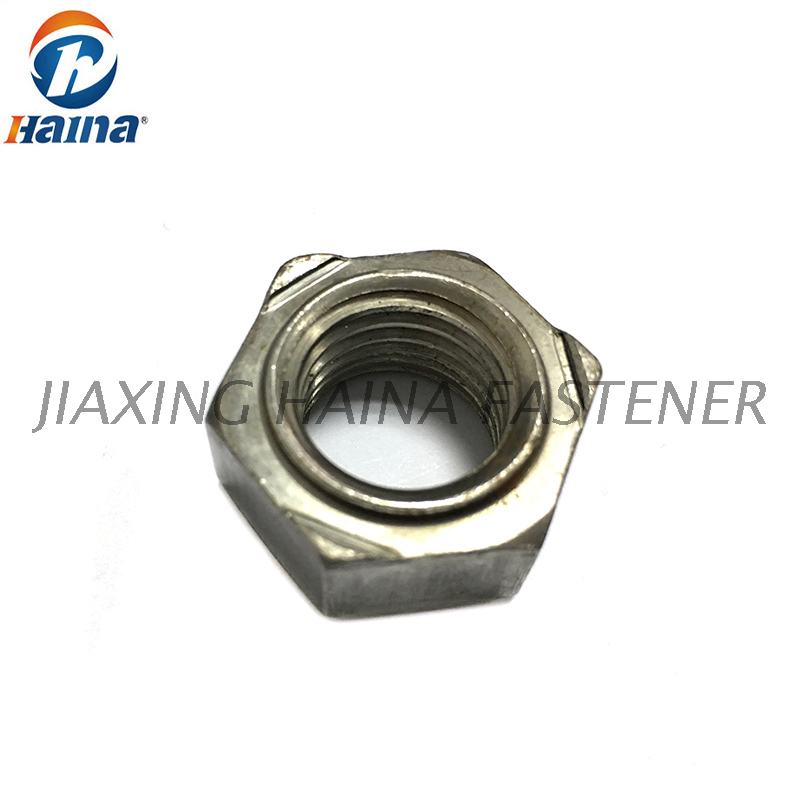 Carbon Steel M4 M6 M8 Plain Customized Hex Weld Nut