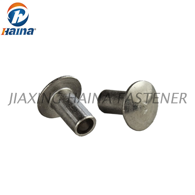 Stainless Steel Flat Head Semi-Tubular Rivets for Furniture